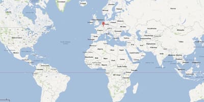 Розташування Люксембургу на карті світу