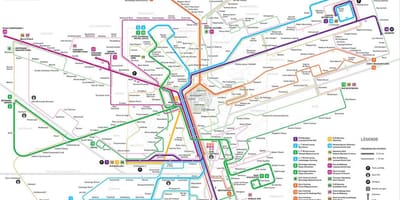 Карта Люксембургу метро